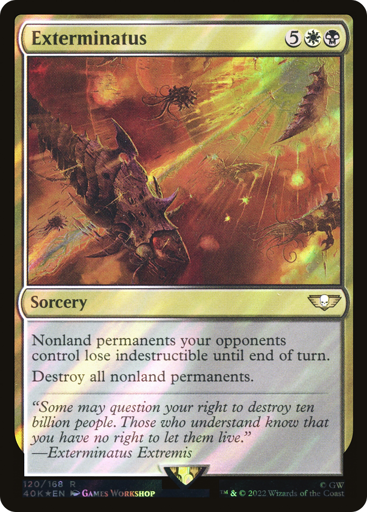 {R} Exterminatus (Surge Foil) [Universes Beyond: Warhammer 40,000][SF 40K 120]