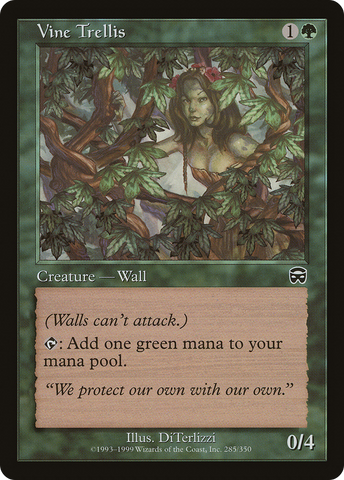 {C} Vine Trellis [Mercadian Masques][MMQ 285]
