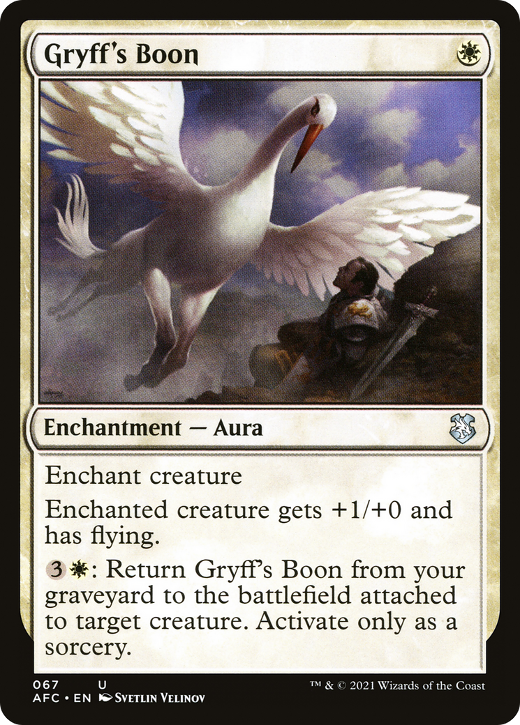 {C} Gryff's Boon [Dungeons & Dragons: Adventures in the Forgotten Realms Commander][AFC 067]