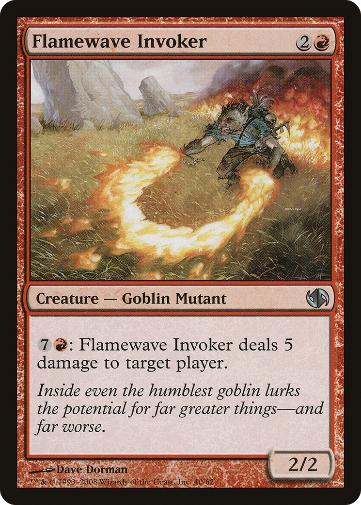{C} Flamewave Invoker [Duel Decks: Jace vs. Chandra][DDB 040]