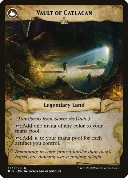 {R} Storm the Vault // Vault of Catlacan [Rivals of Ixalan][RIX 173] - Misty Mountain Games