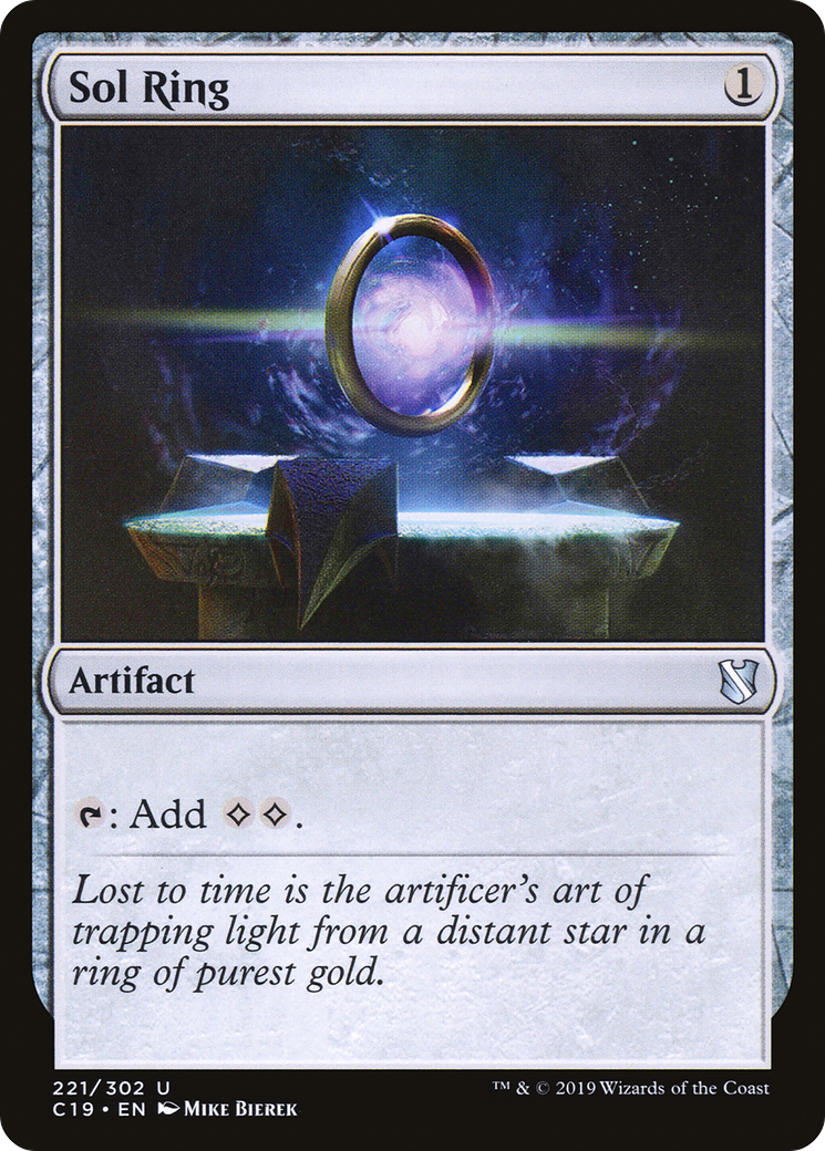 {C} Sol Ring [Commander 2019][C19 221]