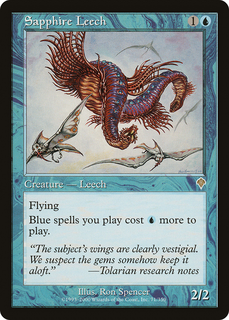 {R} Sapphire Leech [Invasion][INV 071]