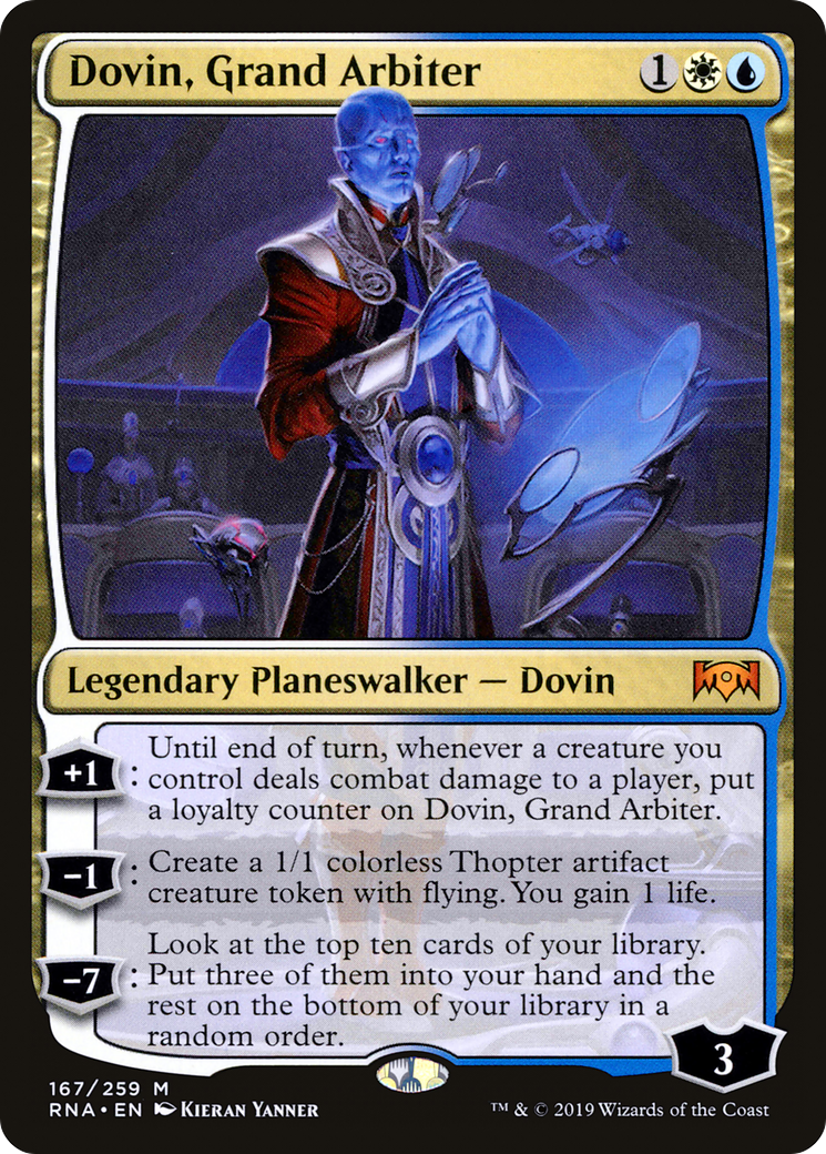 {R} Dovin, Grand Arbiter [Ravnica Allegiance][RNA 167]
