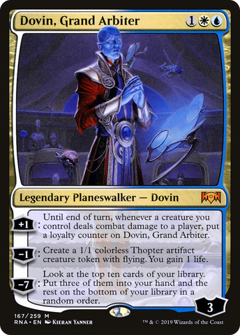 {R} Dovin, Grand Arbiter [Ravnica Allegiance][RNA 167]