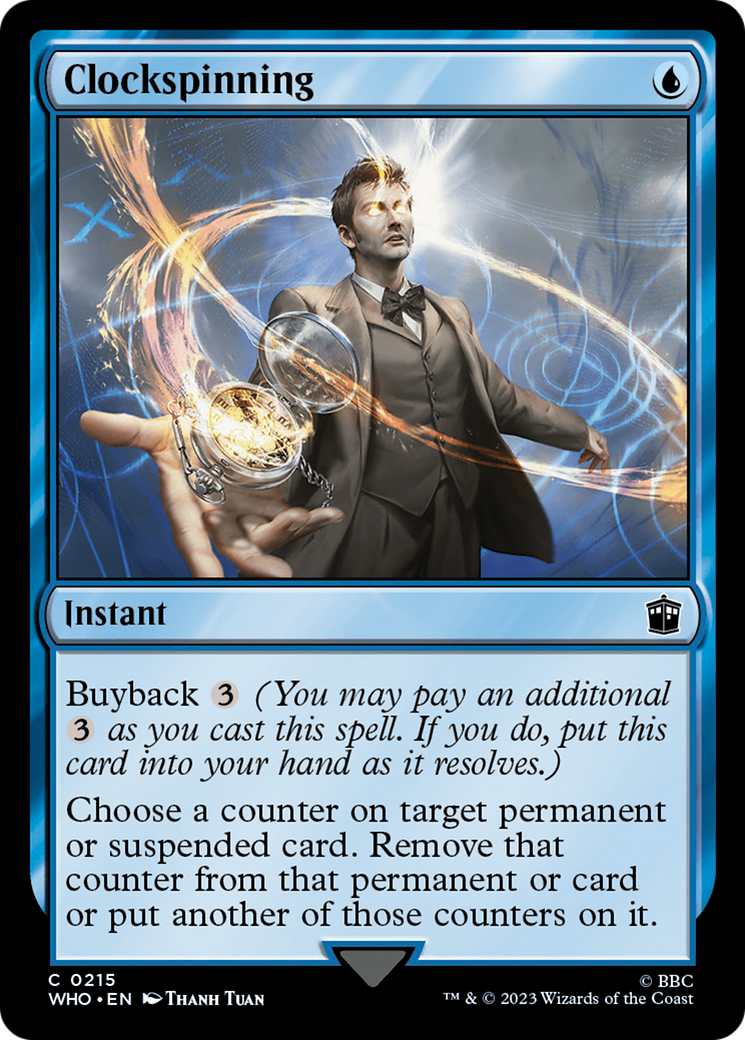 {C} Clockspinning [Doctor Who][WHO 215]