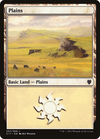 {B}[C17 297] Plains (297) [Commander 2017]