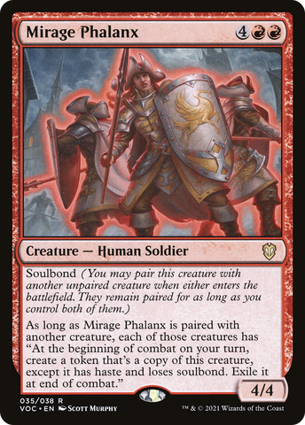{R} Mirage Phalanx [Innistrad: Crimson Vow Commander][VOC 035]