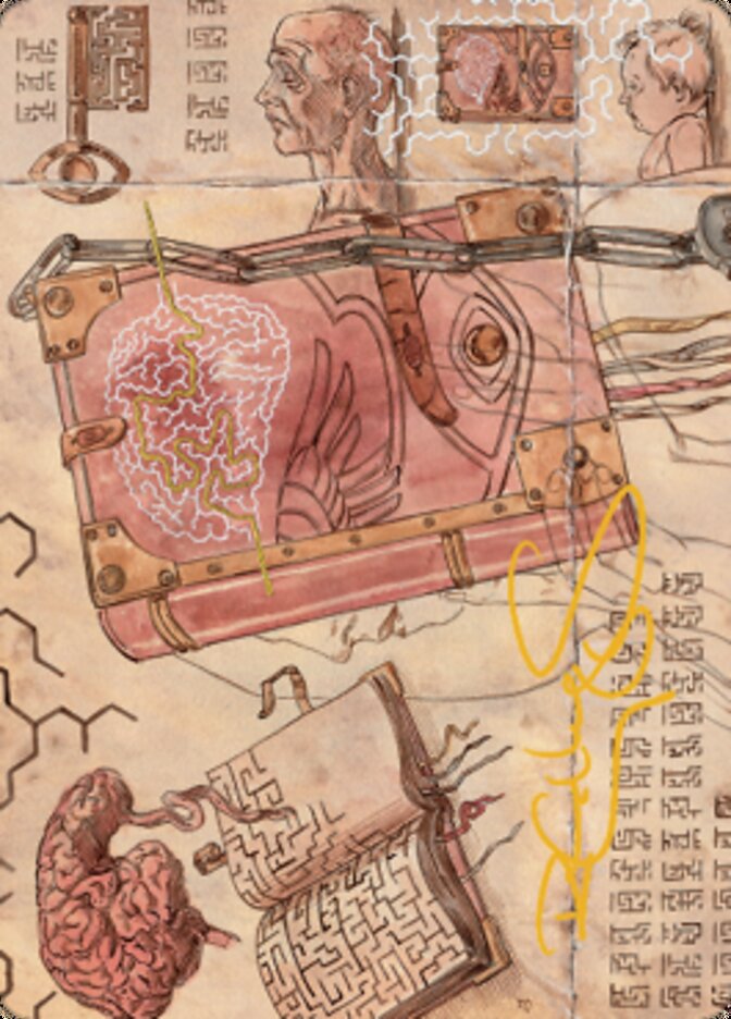 {A} Mazemind Tome Art Card (Gold-Stamped Signature) [The Brothers' War Art Series][GS ABRO 066]