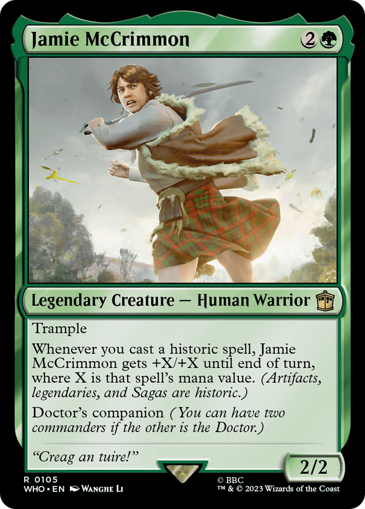 {R} Jamie McCrimmon (Extended Art) [Doctor Who][WHO 397]