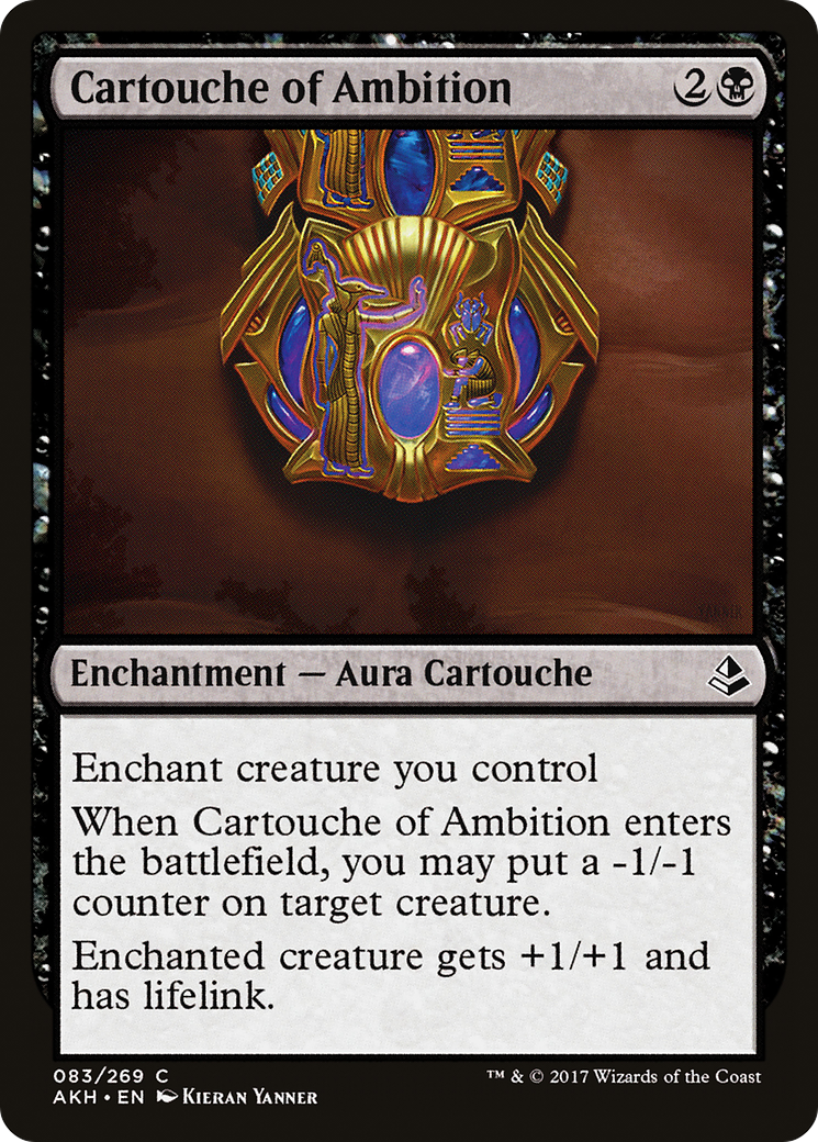 {C} Cartouche of Ambition [Amonkhet][AKH 083]