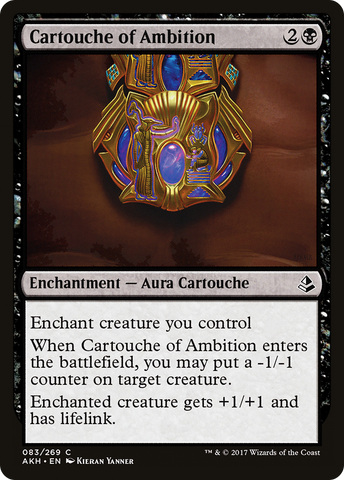 {C} Cartouche of Ambition [Amonkhet][AKH 083]