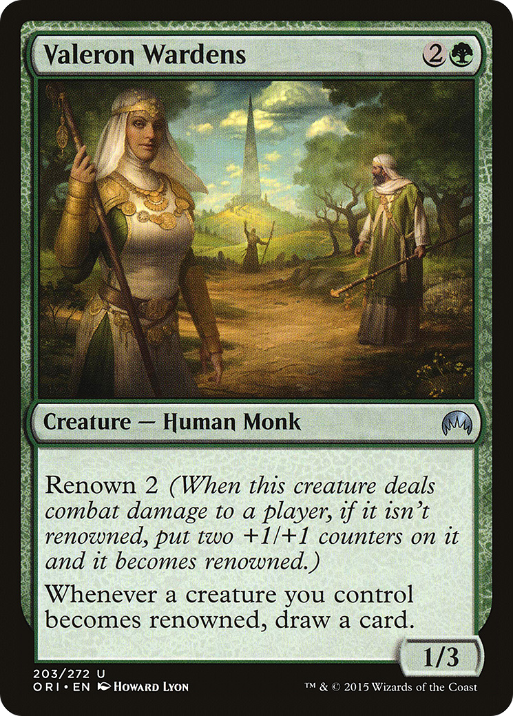 {C} Valeron Wardens [Magic Origins][ORI 203]