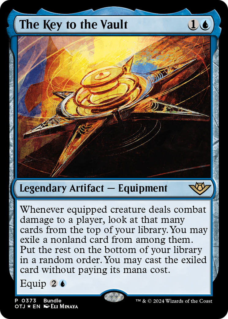 {@R} The Key to the Vault (OTJ Bundle) [Outlaws of Thunder Junction Promos][OTJ 373]