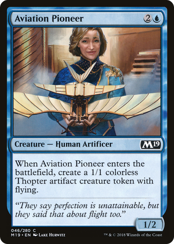 {C} Aviation Pioneer [Core Set 2019][M19 046]
