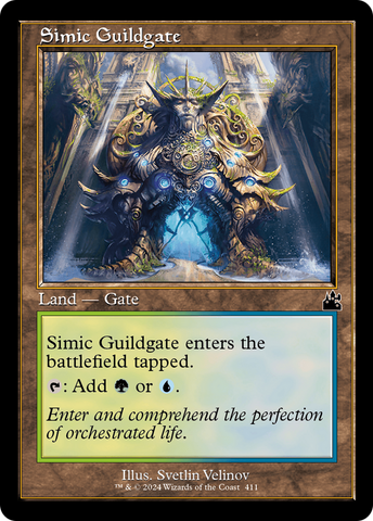 {C} Simic Guildgate (Retro Frame) [Ravnica Remastered][RVR 411]