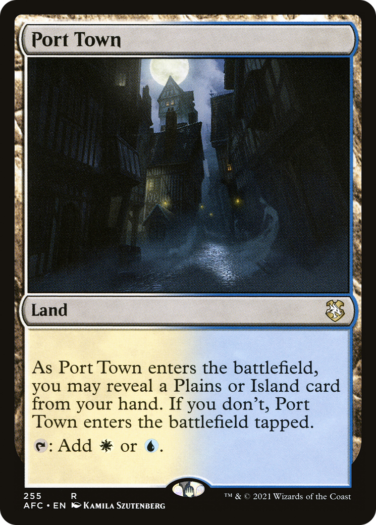 {R} Port Town [Dungeons & Dragons: Adventures in the Forgotten Realms Commander][AFC 255]