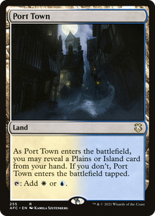 {R} Port Town [Dungeons & Dragons: Adventures in the Forgotten Realms Commander][AFC 255]