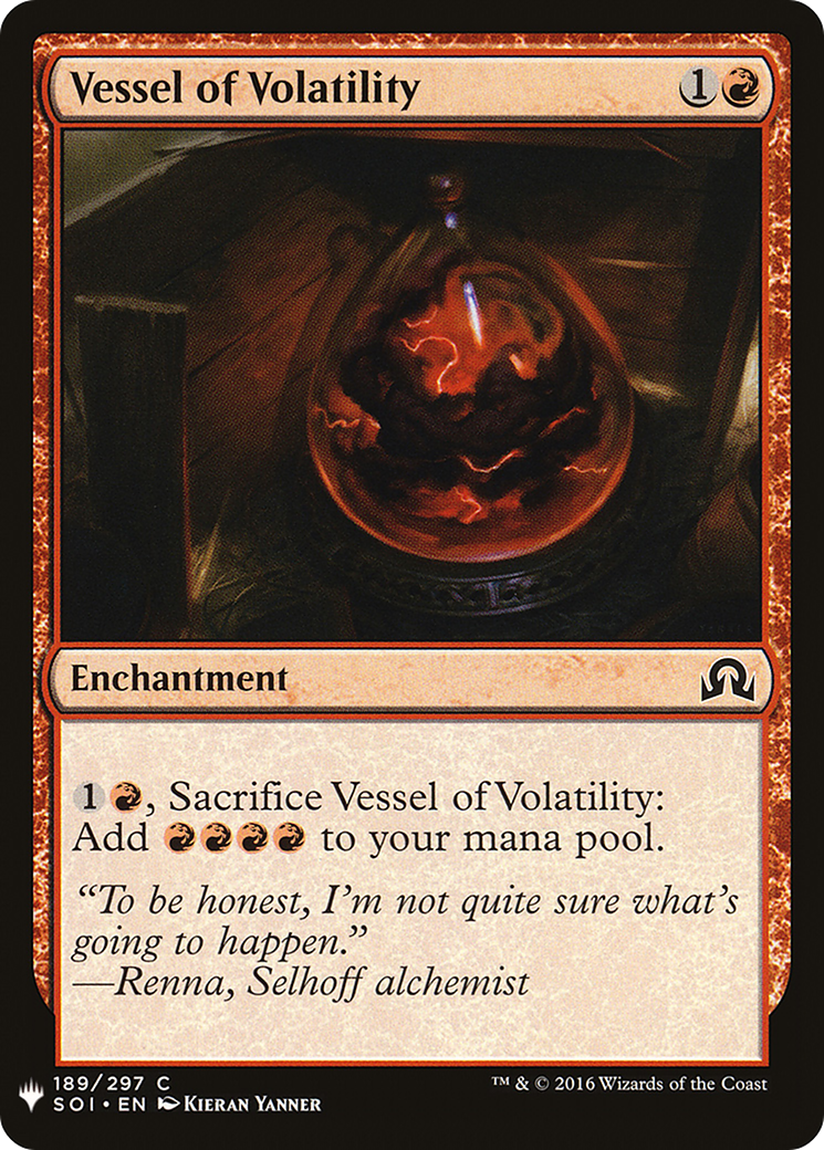 {C} Vessel of Volatility [Mystery Booster][LS SOI 189]