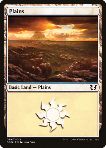 {B}[DDQ 039] Plains (39) [Duel Decks: Blessed vs. Cursed]