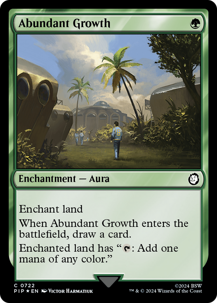 {C} Abundant Growth (Surge Foil) [Fallout][PIP 722]