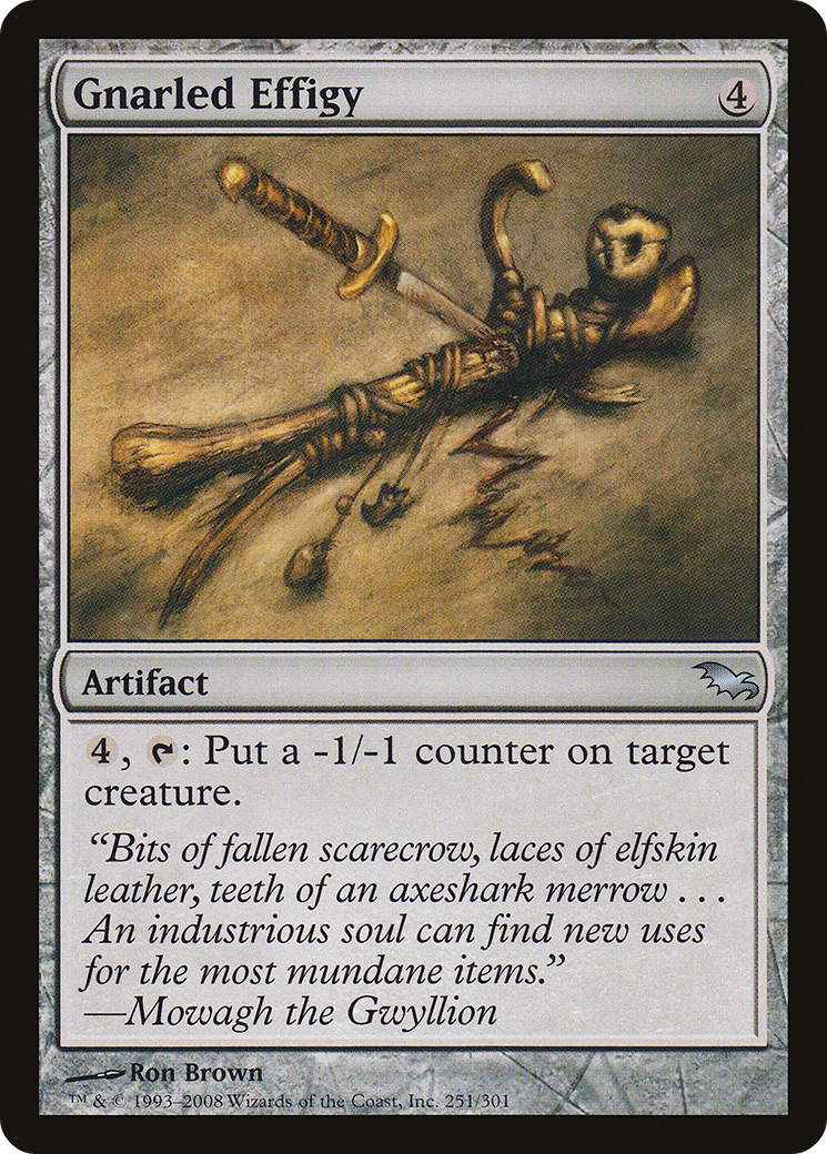 {C} Gnarled Effigy [Shadowmoor][SHM 251]