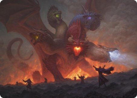 {A} Tiamat Art Card [Dungeons & Dragons: Adventures in the Forgotten Realms Art Series][AAFR 026]