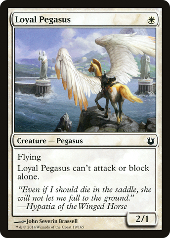 {C} Loyal Pegasus [Born of the Gods][BNG 019]