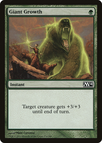 {C} Giant Growth [Magic 2014][M14 174]