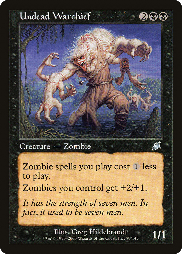 {C} Undead Warchief [Scourge][SCG 078] - Misty Mountain Games