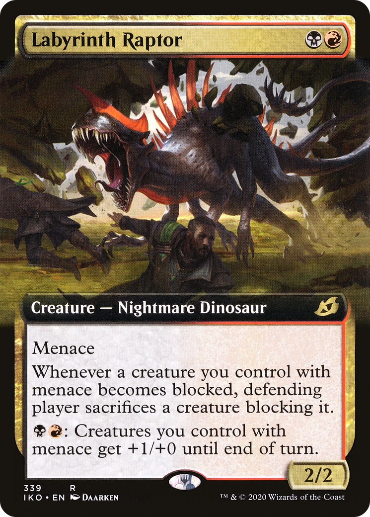 {R} Labyrinth Raptor (Extended Art) [Ikoria: Lair of Behemoths][IKO 339]
