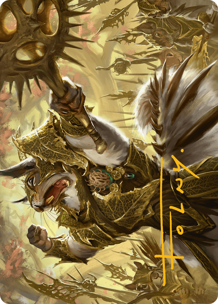 {A} Honored Dreyleader Art Card (Gold-Stamped Signature) [Bloomburrow Art Series][GS ABLB 023]
