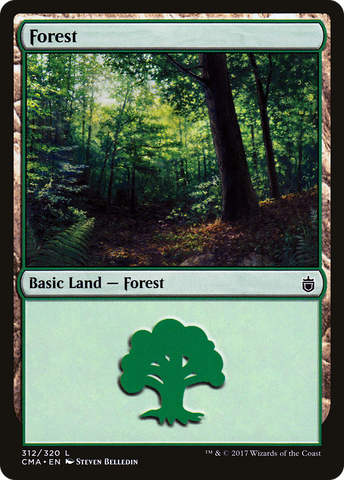 {B}[CMA 312] Forest (312) [Commander Anthology]