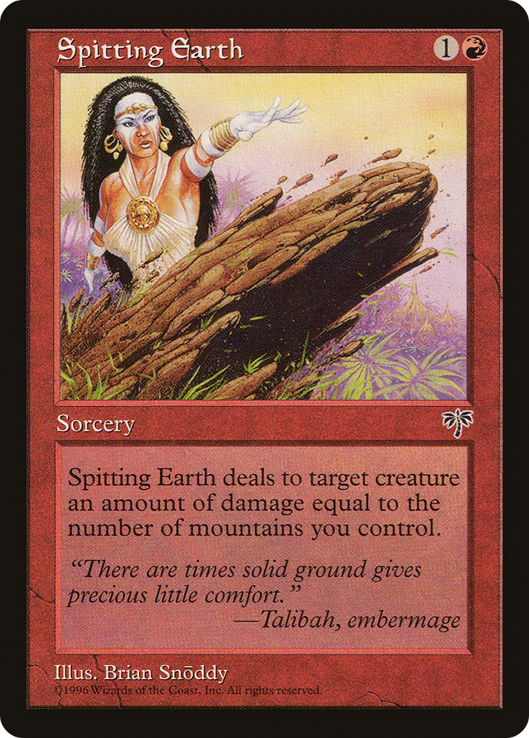 {C} Spitting Earth [Mirage][MIR 193]