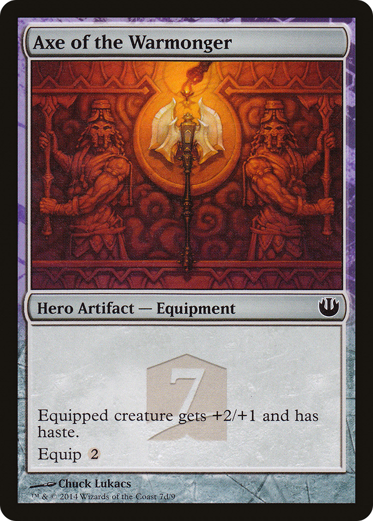 {C} Axe of the Warmonger [Journey into Nyx Hero's Path][PA THP3 7D]
