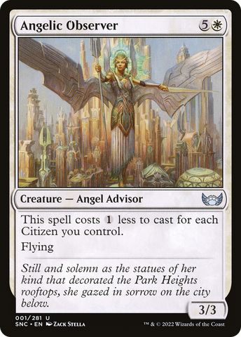 {C} Angelic Observer [Streets of New Capenna][SNC 001]