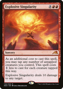 {R} Explosive Singularity [Kamigawa: Neon Dynasty][NEO 140]