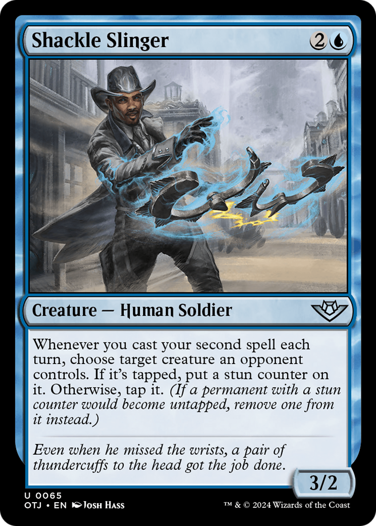 {@C} Shackle Slinger [Outlaws of Thunder Junction][OTJ 065]