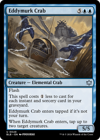 {@C} Eddymurk Crab [Bloomburrow][BLB 048]