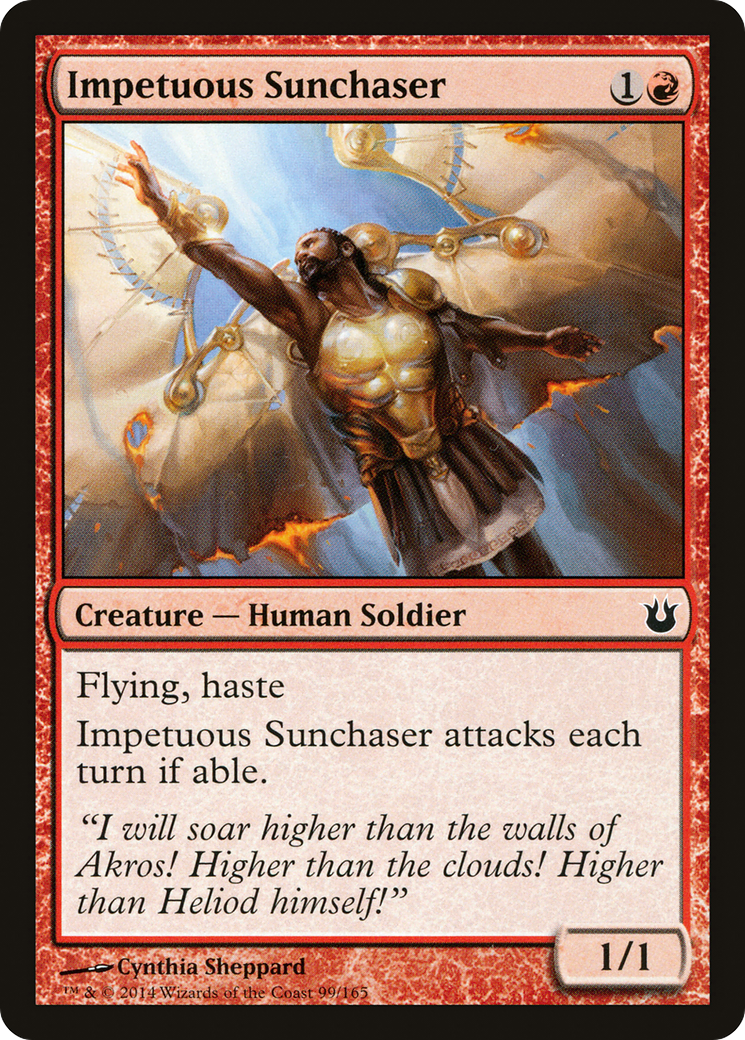 {C} Impetuous Sunchaser [Born of the Gods][BNG 099]