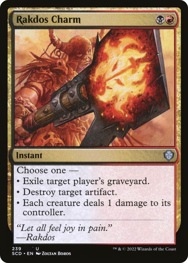 {C} Rakdos Charm [Starter Commander Decks][SCD 239]