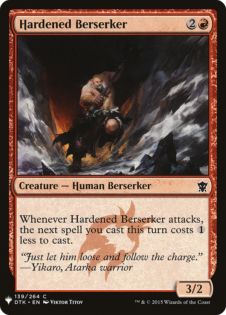 {C} Hardened Berserker [Mystery Booster][LS DTK 139]