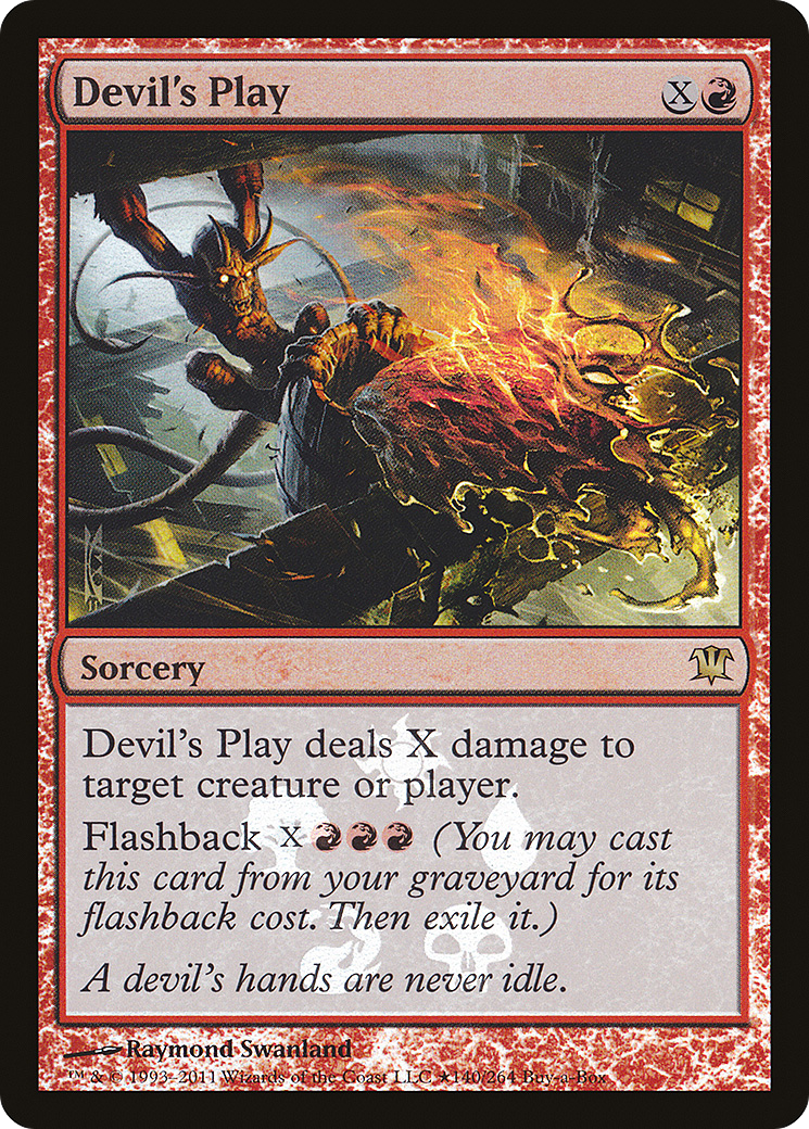 {R} Devil's Play (Buy-A-Box) [Innistrad Promos][PA ISD 140]