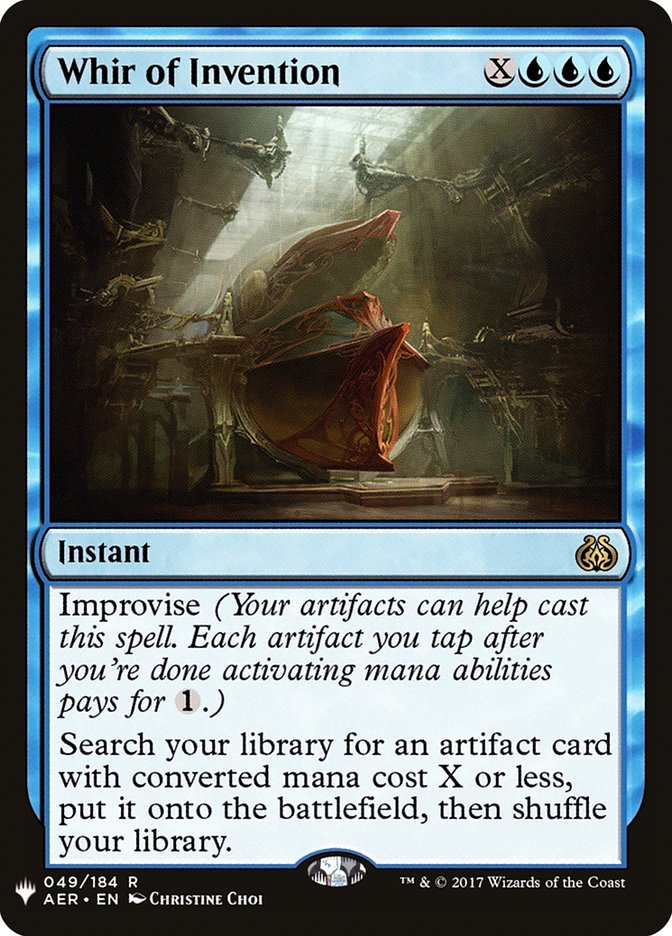 {R} Whir of Invention [Mystery Booster][LS AER 049]