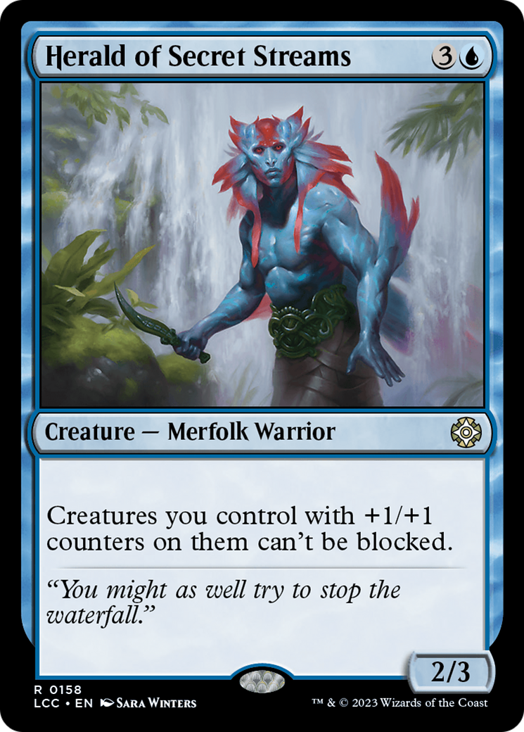 {R} Herald of Secret Streams [The Lost Caverns of Ixalan Commander][LCC 158]