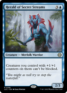 {R} Herald of Secret Streams [The Lost Caverns of Ixalan Commander][LCC 158]