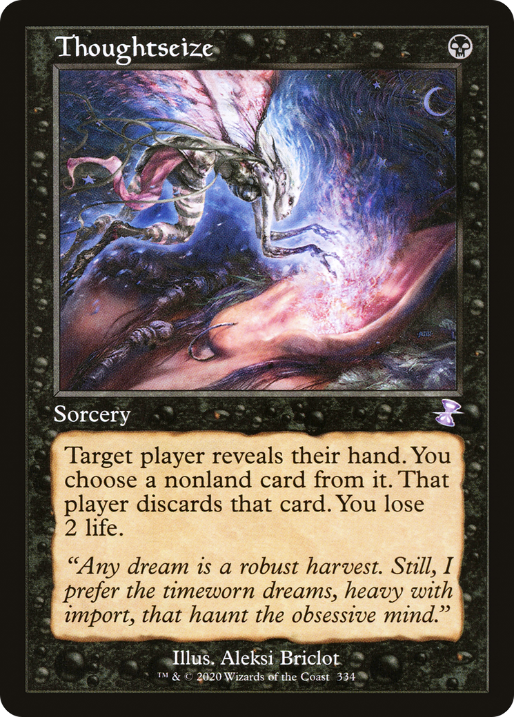 {R} Thoughtseize (Timeshifted) [Time Spiral Remastered][TSR 334] - Misty Mountain Games