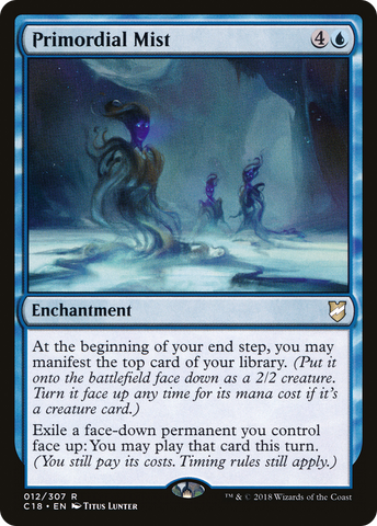 {R} Primordial Mist [Commander 2018][C18 012]