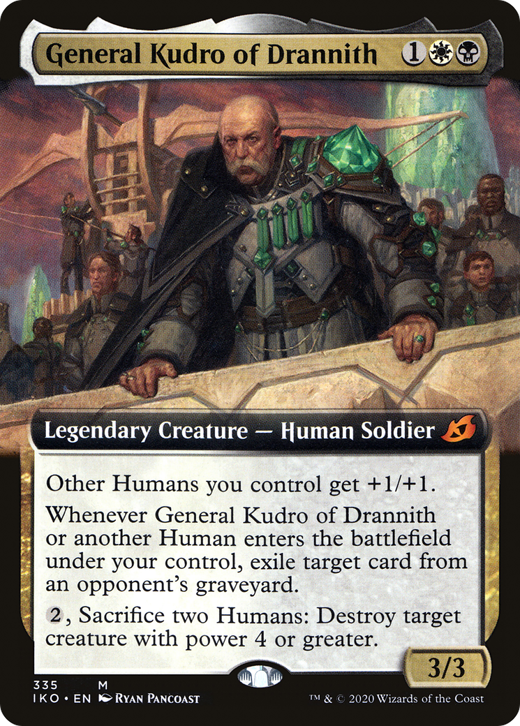 {R} General Kudro of Drannith (Extended Art) [Ikoria: Lair of Behemoths][IKO 335]