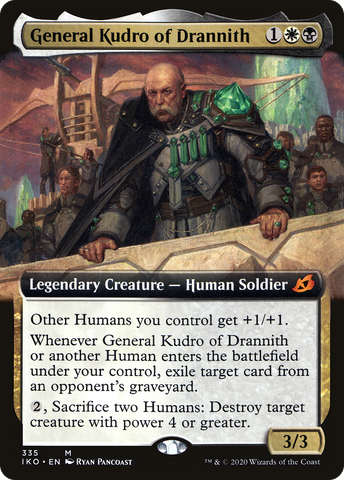 {R} General Kudro of Drannith (Extended Art) [Ikoria: Lair of Behemoths][IKO 335]
